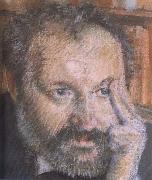 Detail of  Portrait of the man Edgar Degas